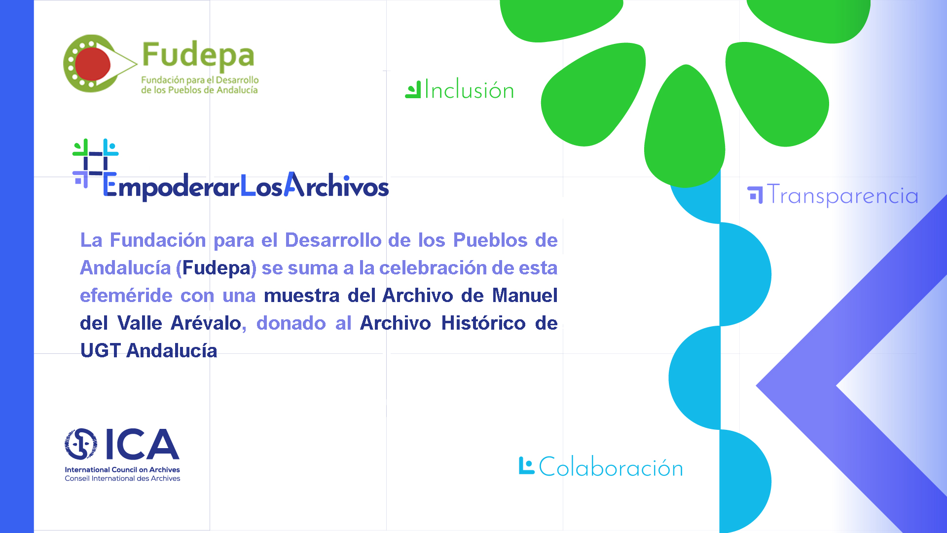 Fudepa se suma a la celebración del Día Internacional de los Archivos